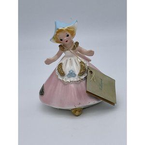 VINTAGE Josef Originals Little International Series HOLLAND Girl gilt Hang tag